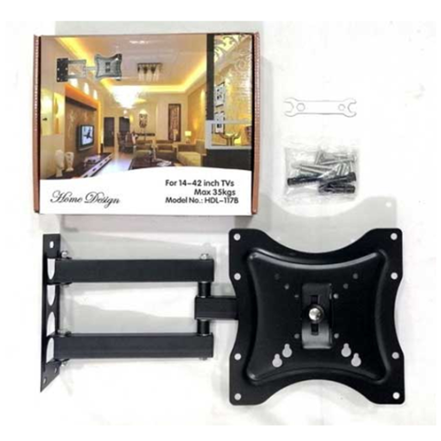 Sintech 360 degree Adjustable 14″ to 42″ TV Bracket Wall-mount
