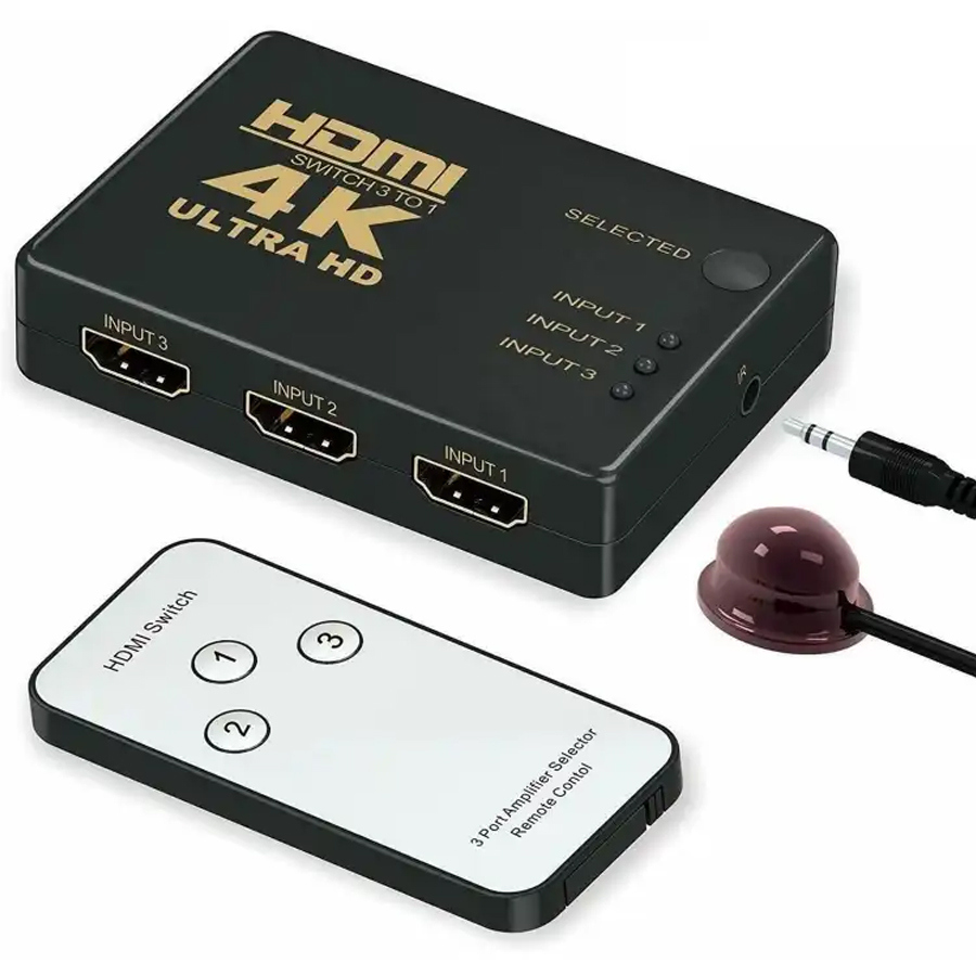 Sintech HDMI Switch 3 in 1 Out(Active)