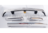 Triumph TR6 Late Year (1974-1976) bumpers no license plate shield