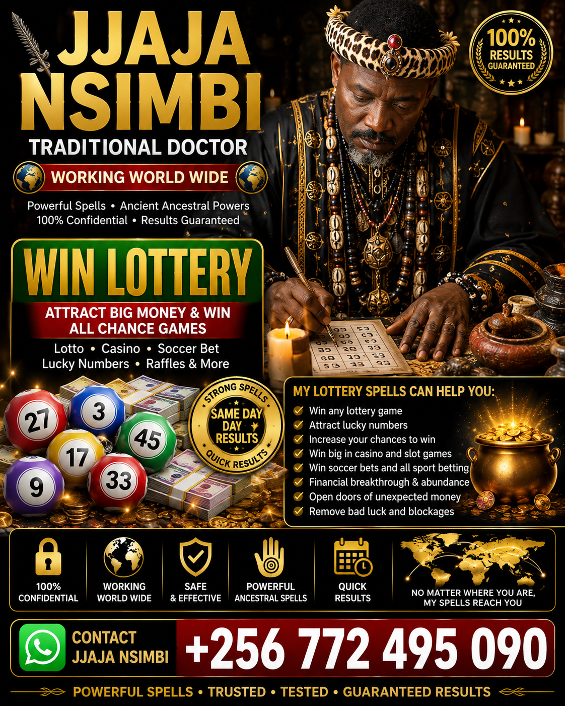 Powerful money spells Uganda /Nepal +256772495090